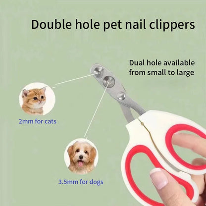Coupe-Griffes Professionnel pour Chats et Petits Chiens – Acier Inoxydable