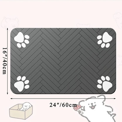 Tapis de Repas Imperméable pour Chiens et Chats – Séchage Rapide et Antidérapant