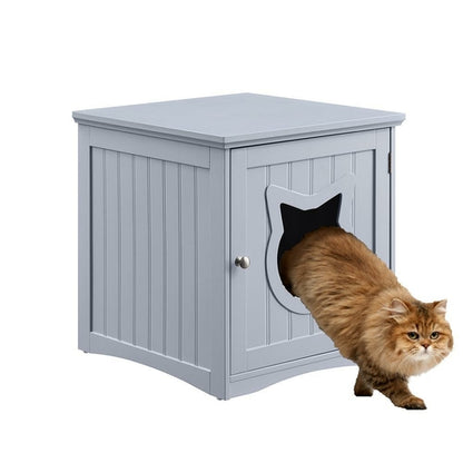 Maison pour Chat Design – Table d’Appoint & Cache Litière Élégant