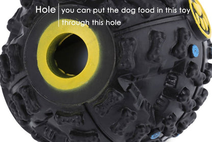 Balle Distributrice de Friandises avec Son Trompette – Jouet Amusant et Interactif pour Animaux