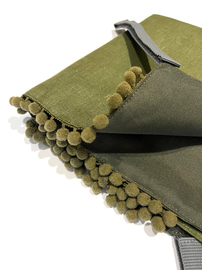 Hamac Saveplace® pour Animaux avec Mini Pompons “AMAZONIAN” – 6 Tailles Disponibles