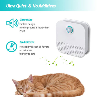 Purificateur d’Odeurs Intelligent pour Chats et Chiens – Désodorisant Automatique pour Litière et Espace Animal
