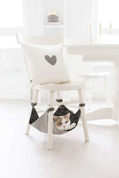 Hamac Saveplace® “SCIENCE” - Confort & Rangement Élégant pour Chats (6 Tailles Disponibles)