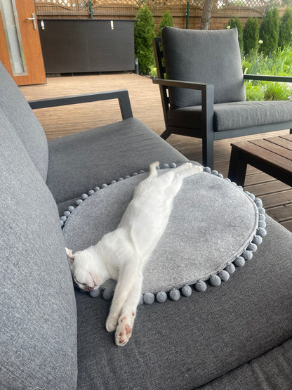 Lit en Feutre Premium pour Chat – Confort Naturel Toute l’Année